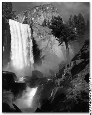 "Vernal Fall",Yosemite Valley,California (1948)